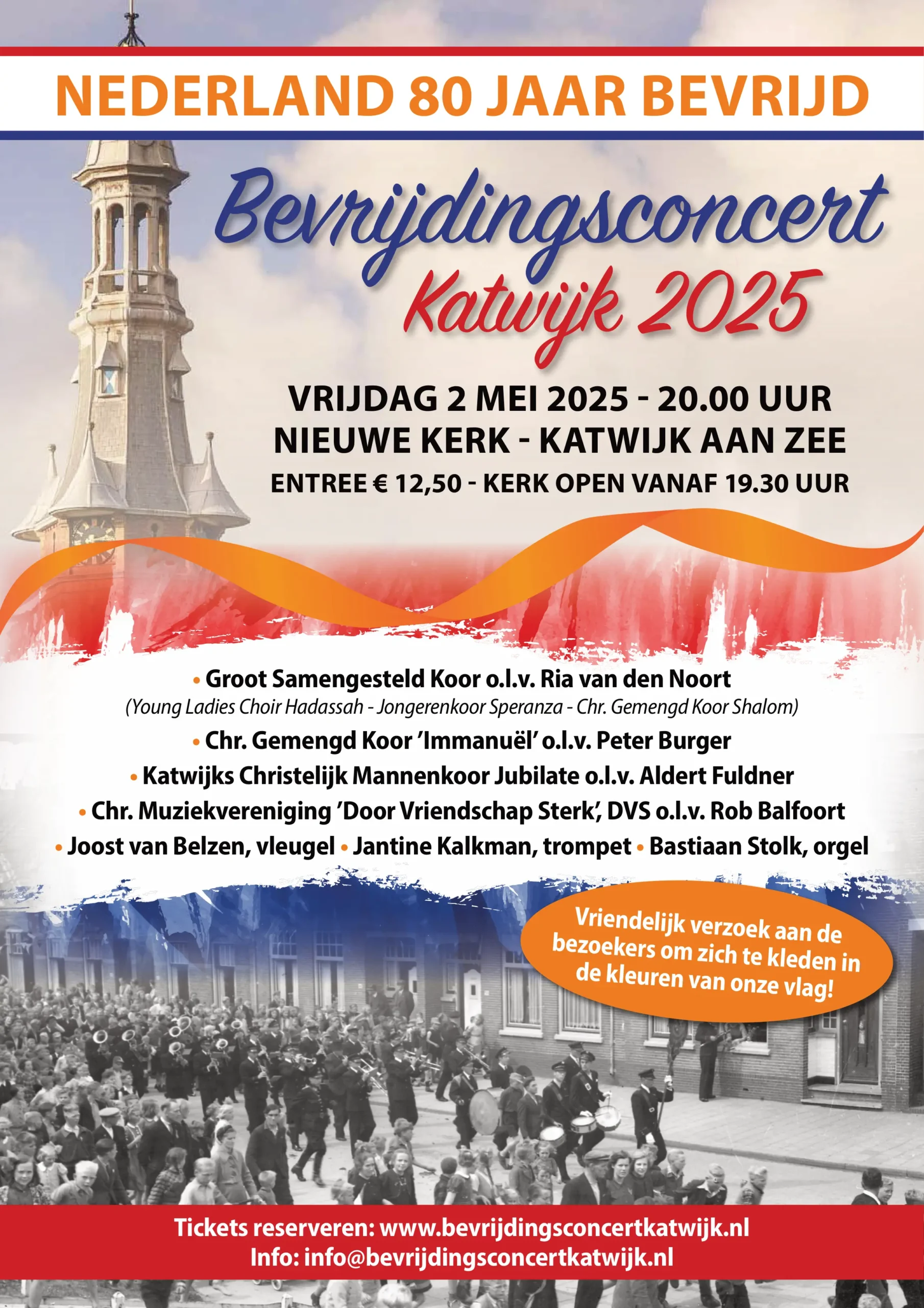 Bevrijdingsconcert Katwijk 2 mei 2025